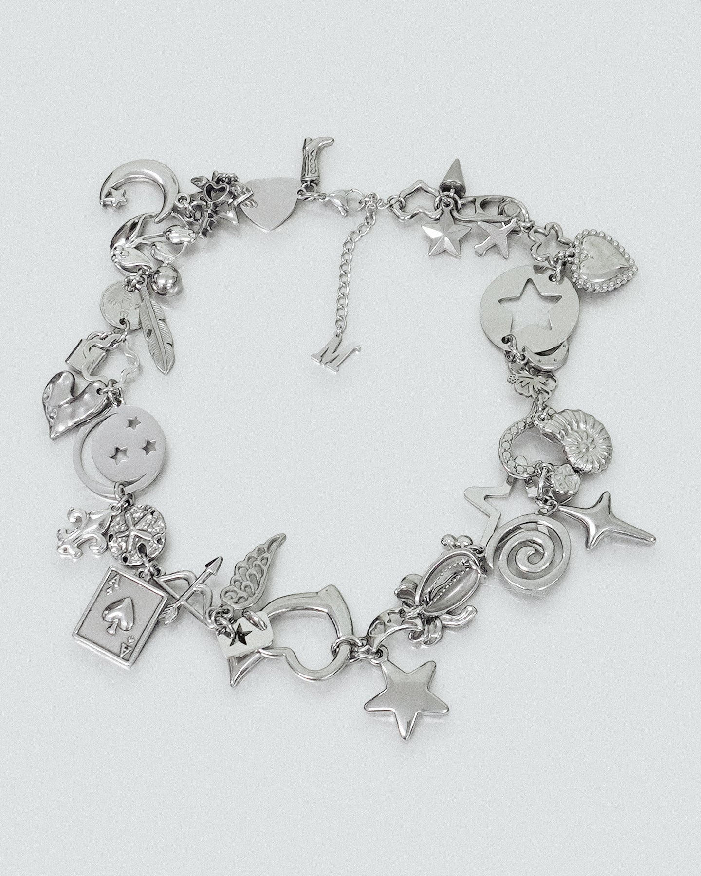 Chrome Charm Necklace